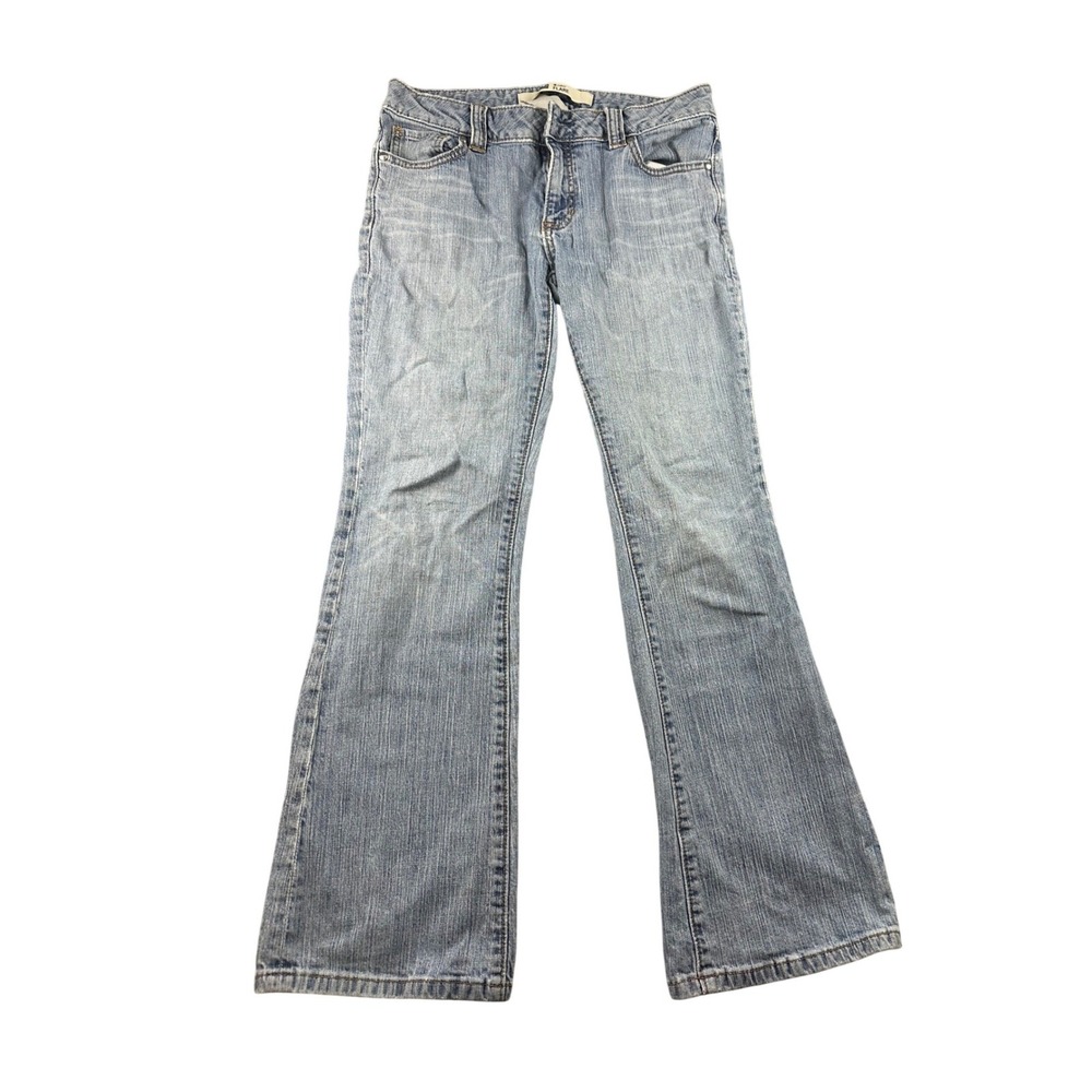 Gap Jeans Women 10 Blue Curvy Flare‎ Light Wash Denim Flare Leg 5-Pocket Casual